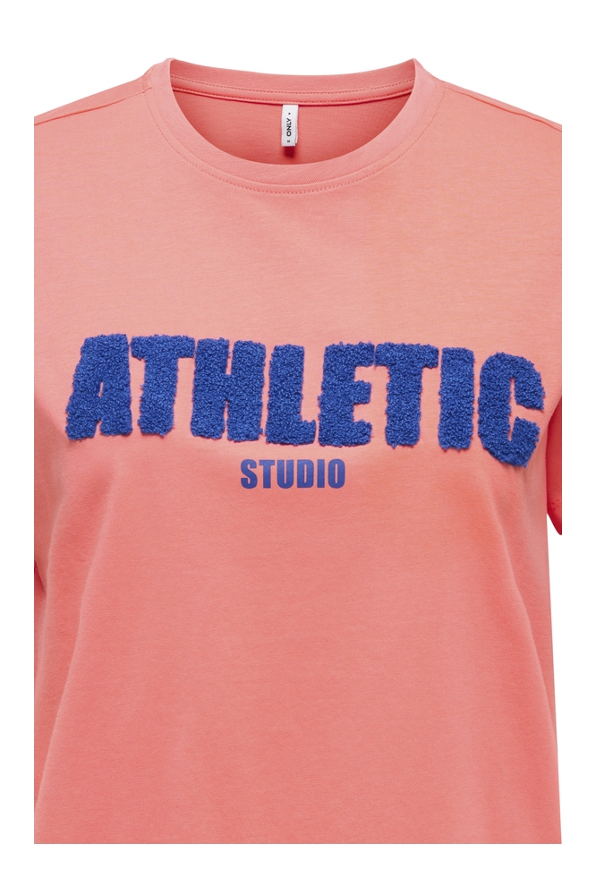 ONLTES LIFE REG S/S TOP CS JRS 15369093 FUSION CORAL/ATHLETIC